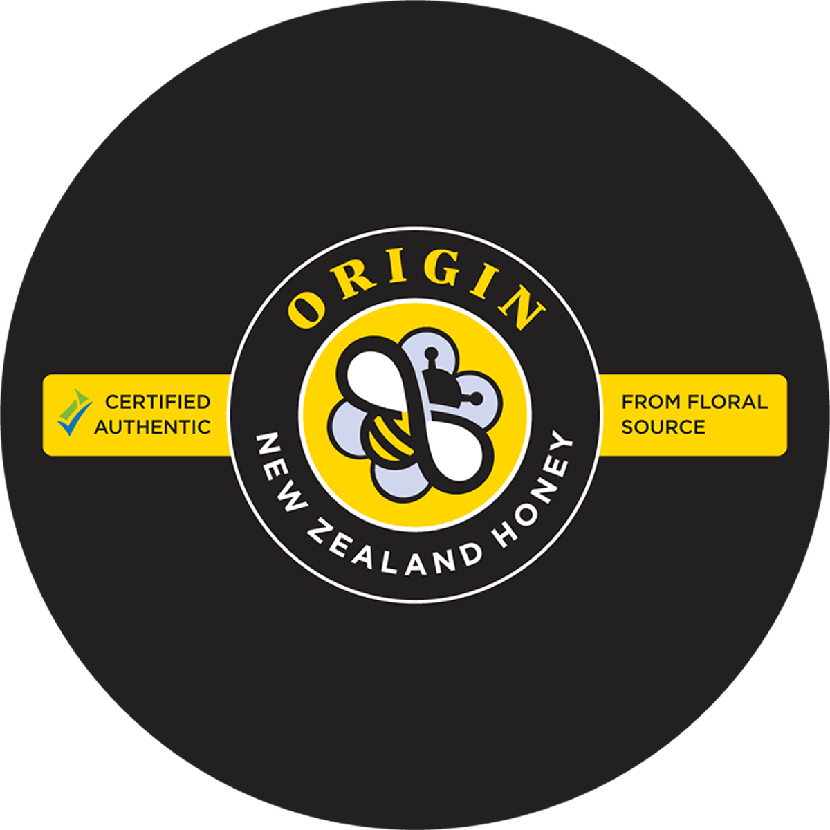 Example Honey Jar Lid - Certified Authentic New Zealand Honey from local floral sources